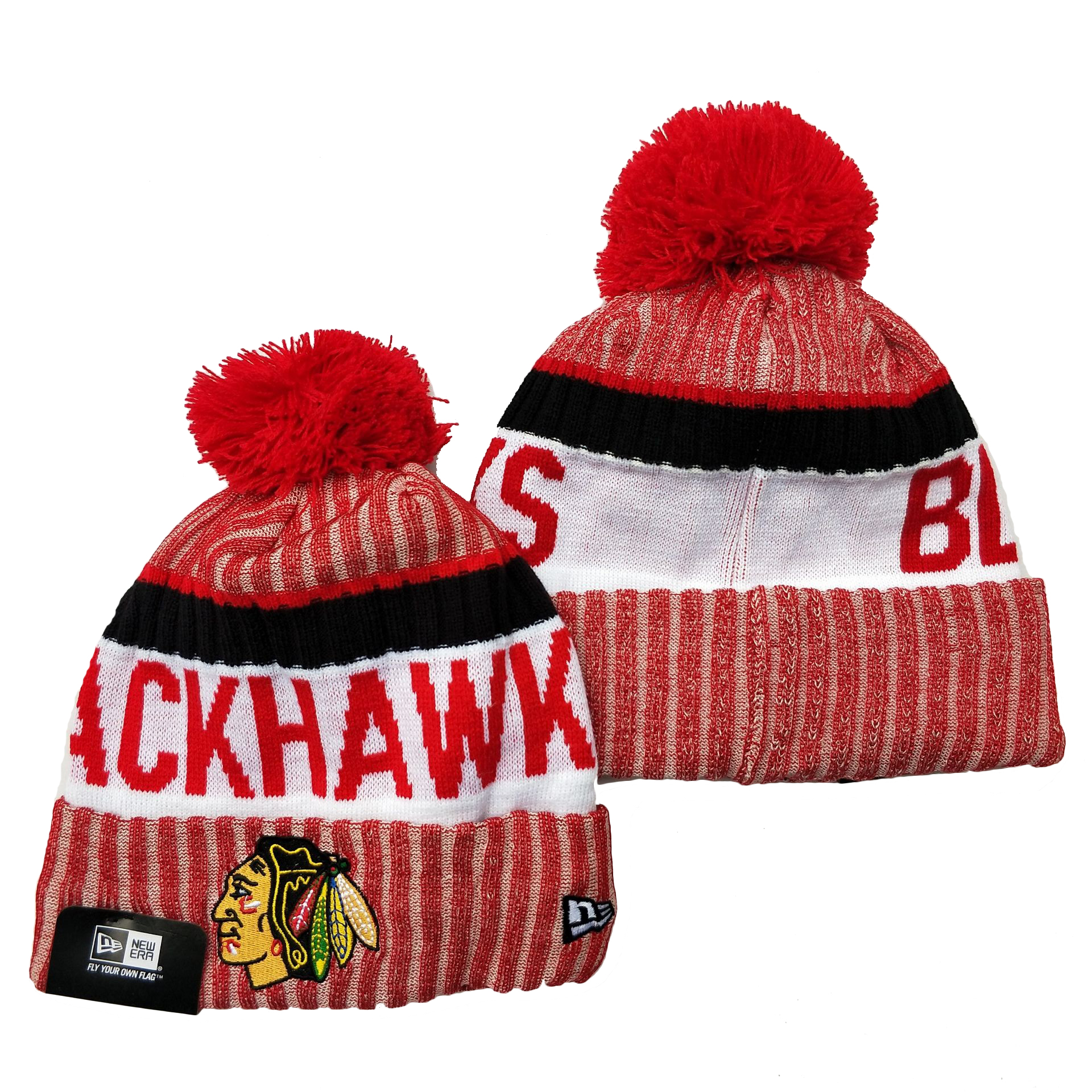 Chicago Blackhawks Knit Hats 005